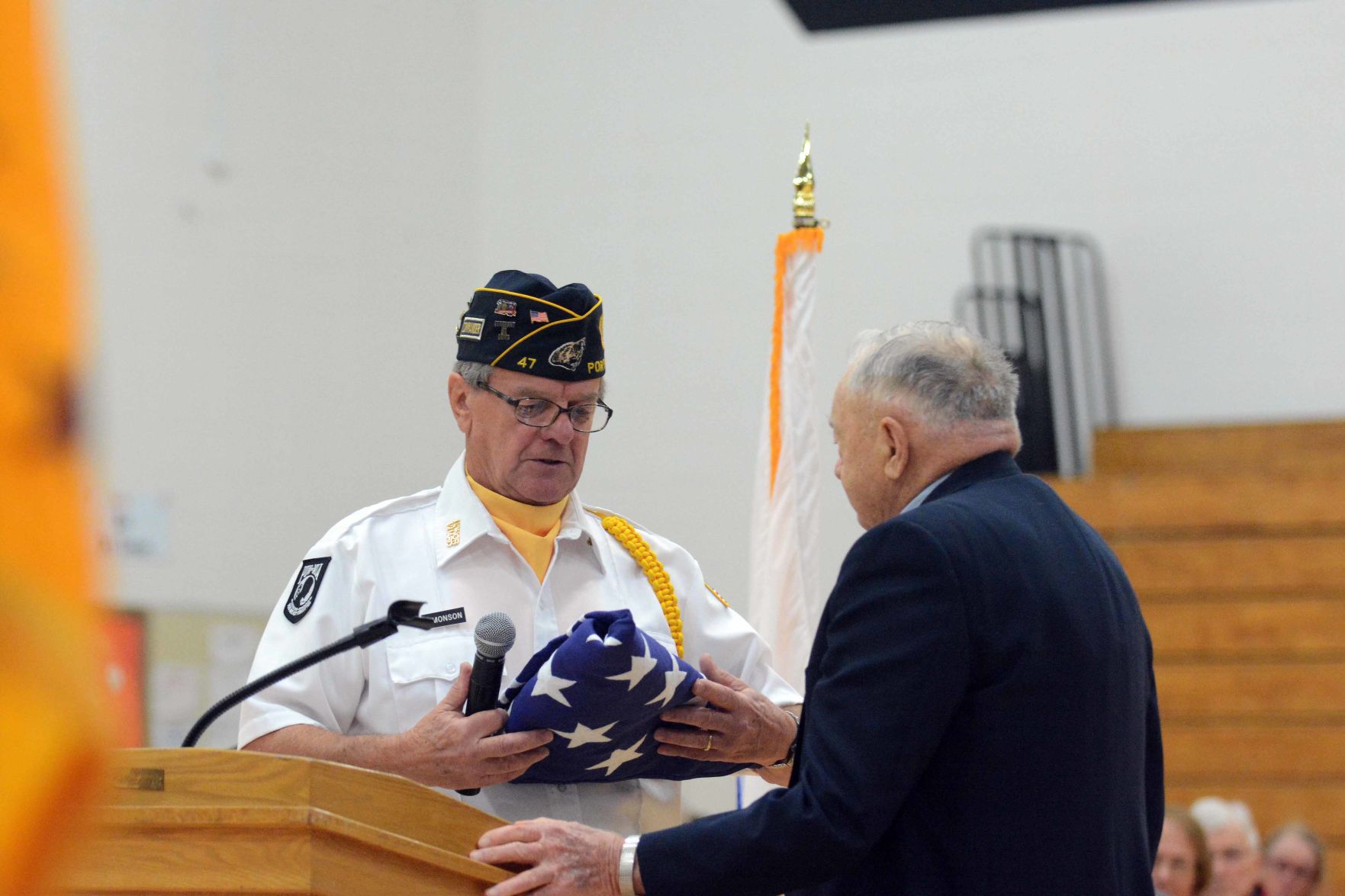 Portage High School Veterans Day ceremony 2019